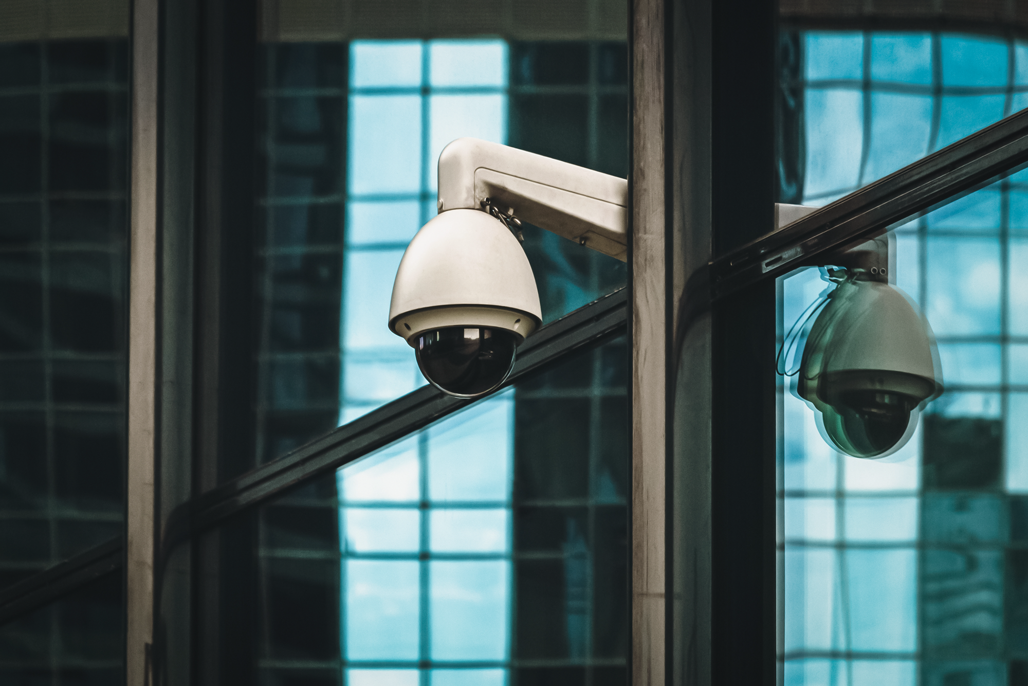Telecamera di videosorveglianza professionale installata da STS Italia